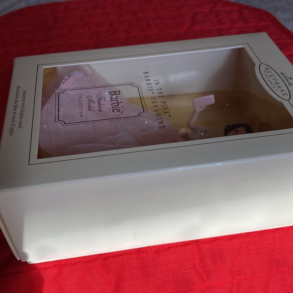 NRFB BARBIE HALLMARK KEEPSAKE ORN, appx 5 x 6” in pink gown.  $39 - Picture 6 of 7